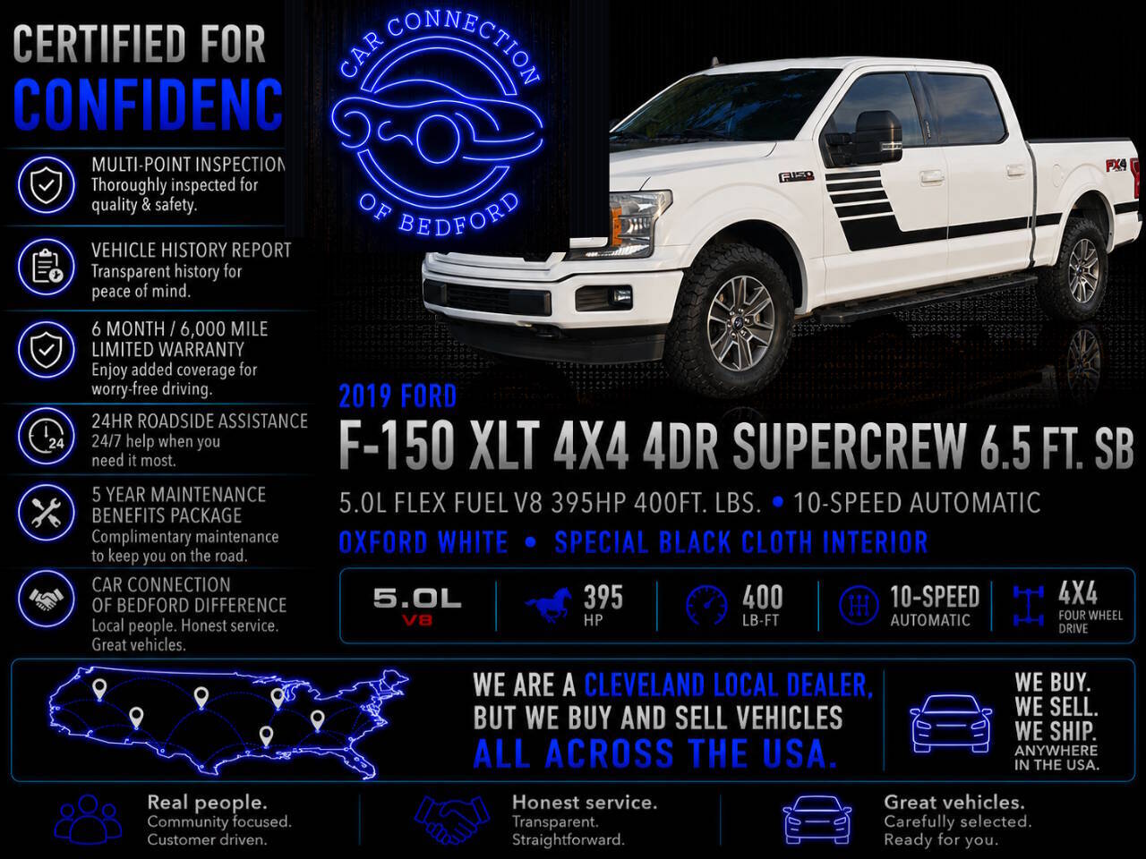 2019 Ford F-150 — interior view